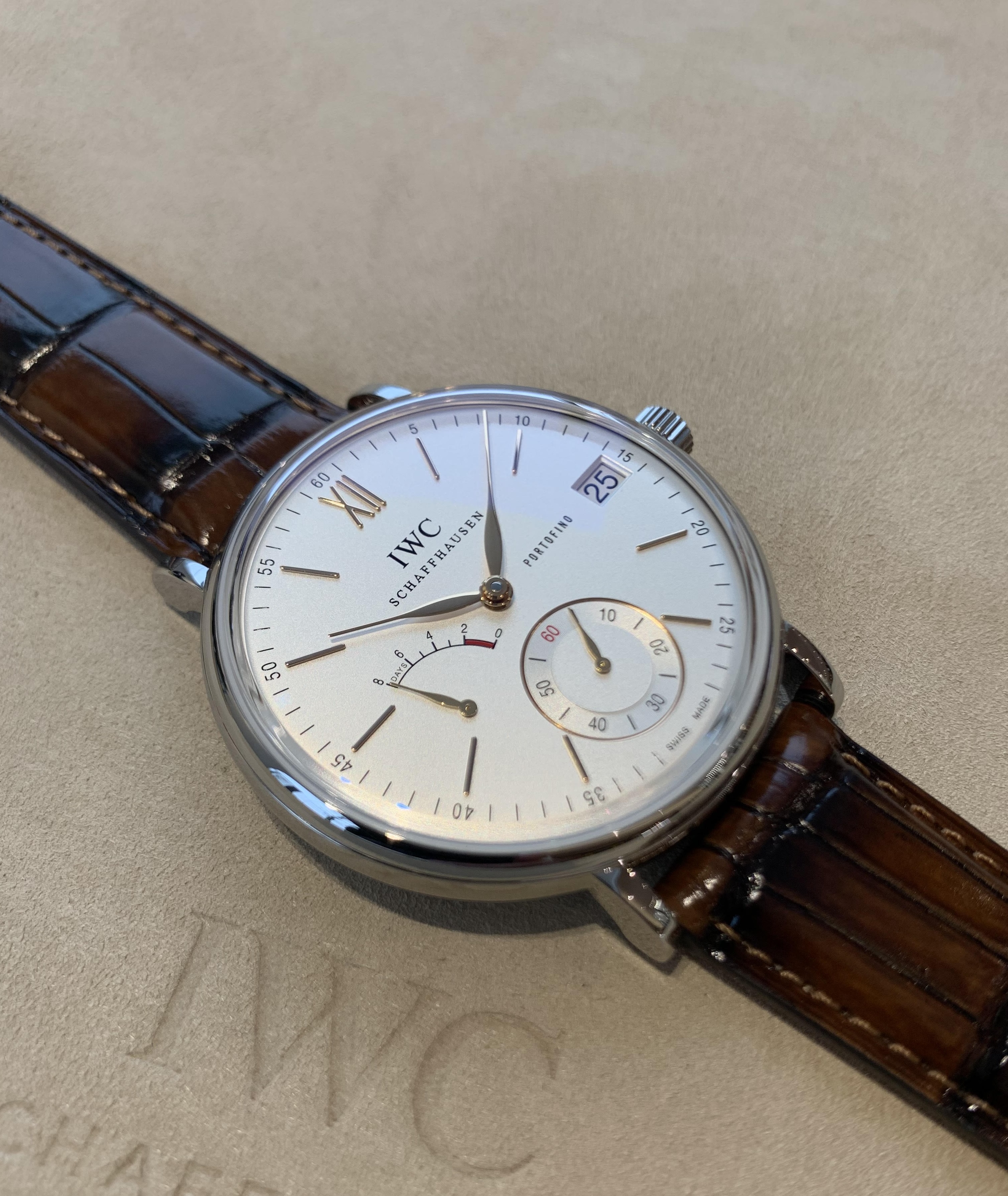 アイ・ダブリュー・シー(IWC) ポートフィノ・ハンドワインド・エイト